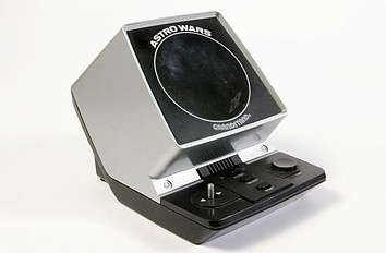 vintage space invaders handheld game