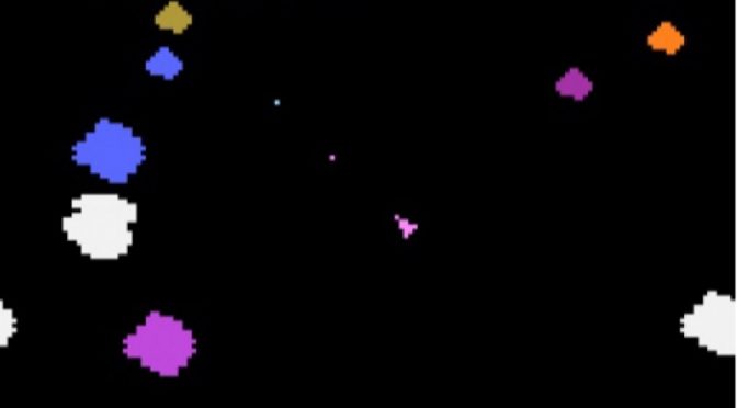 Asteroids on the Atari VCS/2600