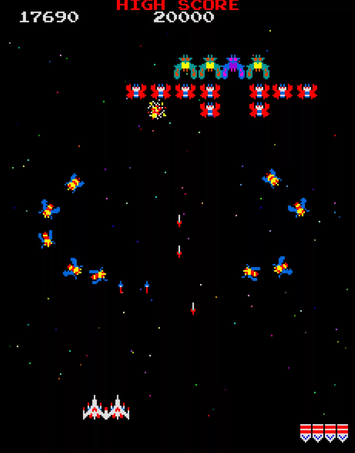 Galaga Arcade Screenshot