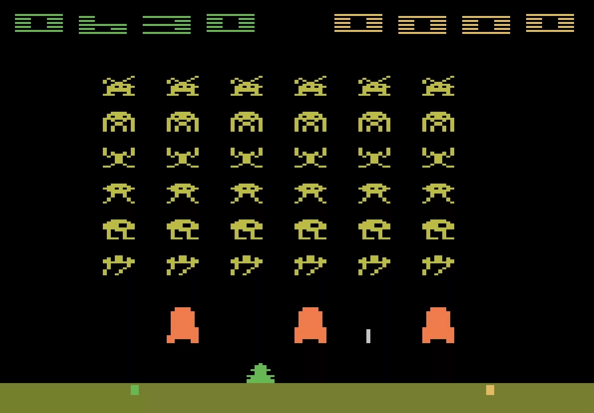 Atari 2600 Space Invaders Screenshot
