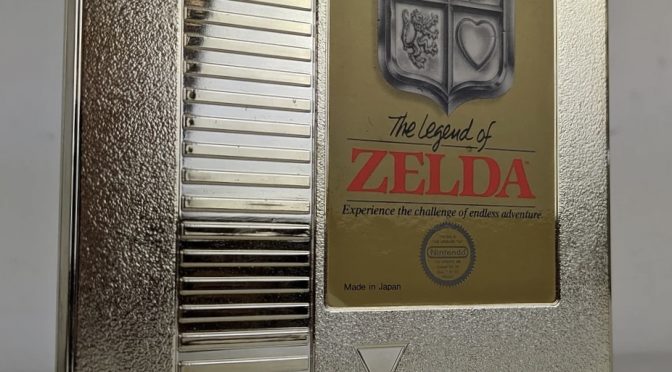 Gold cartridge for NES Legend of Zelda