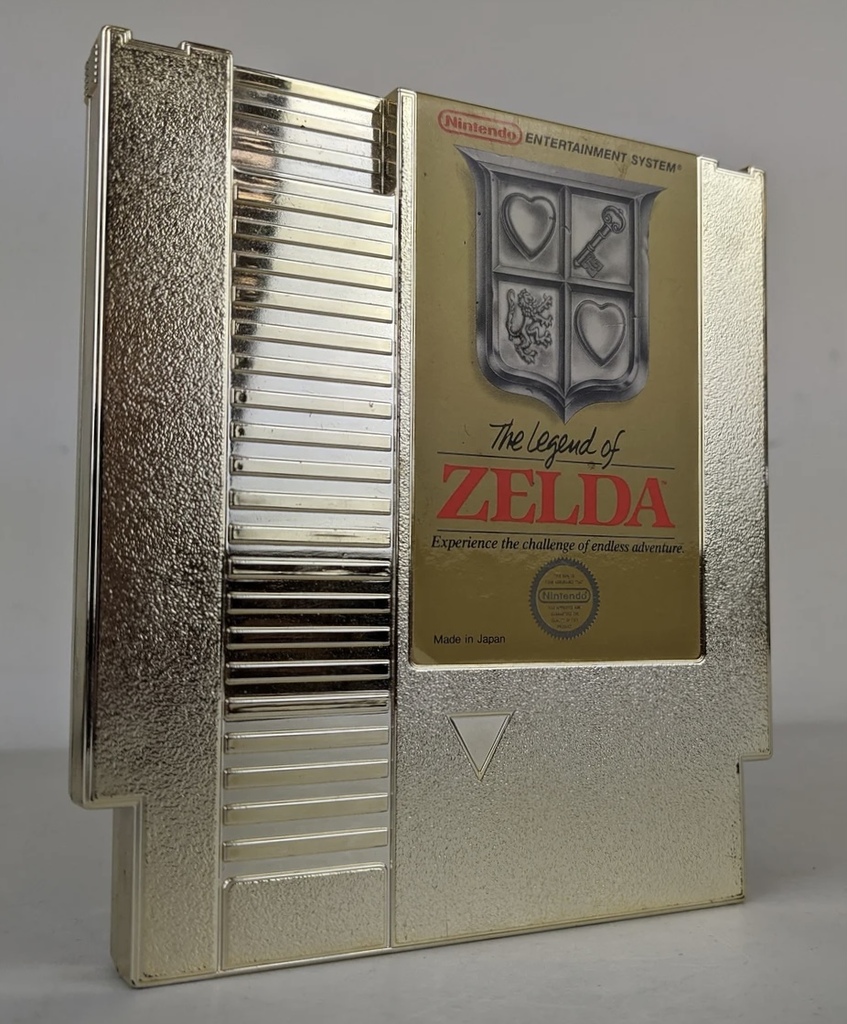 Legend of Zelda Gold Cartridge for the NES / Famicom